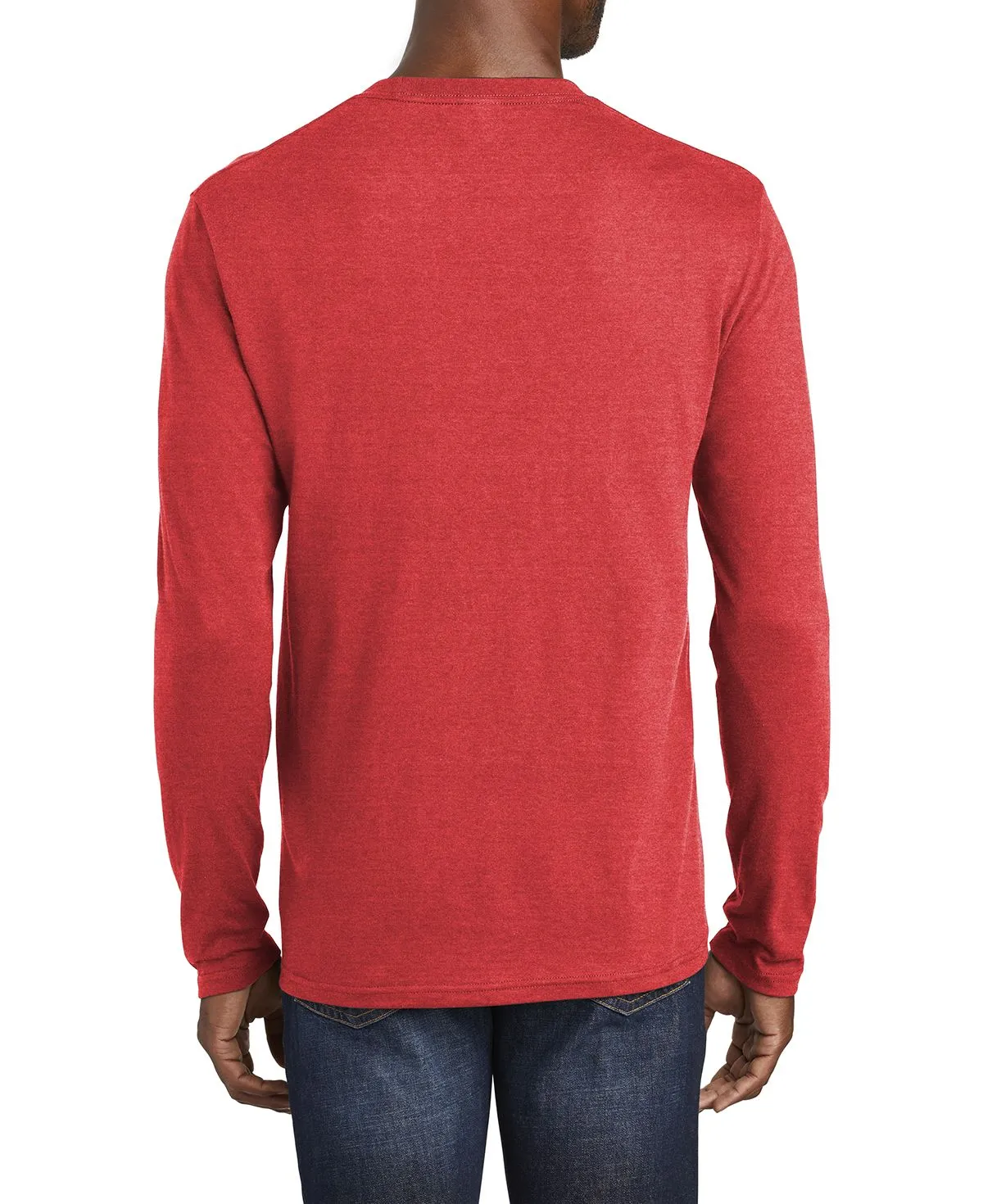 Men's Long Sleeve Fan Favorite Blend Crew Neck T-Shirt