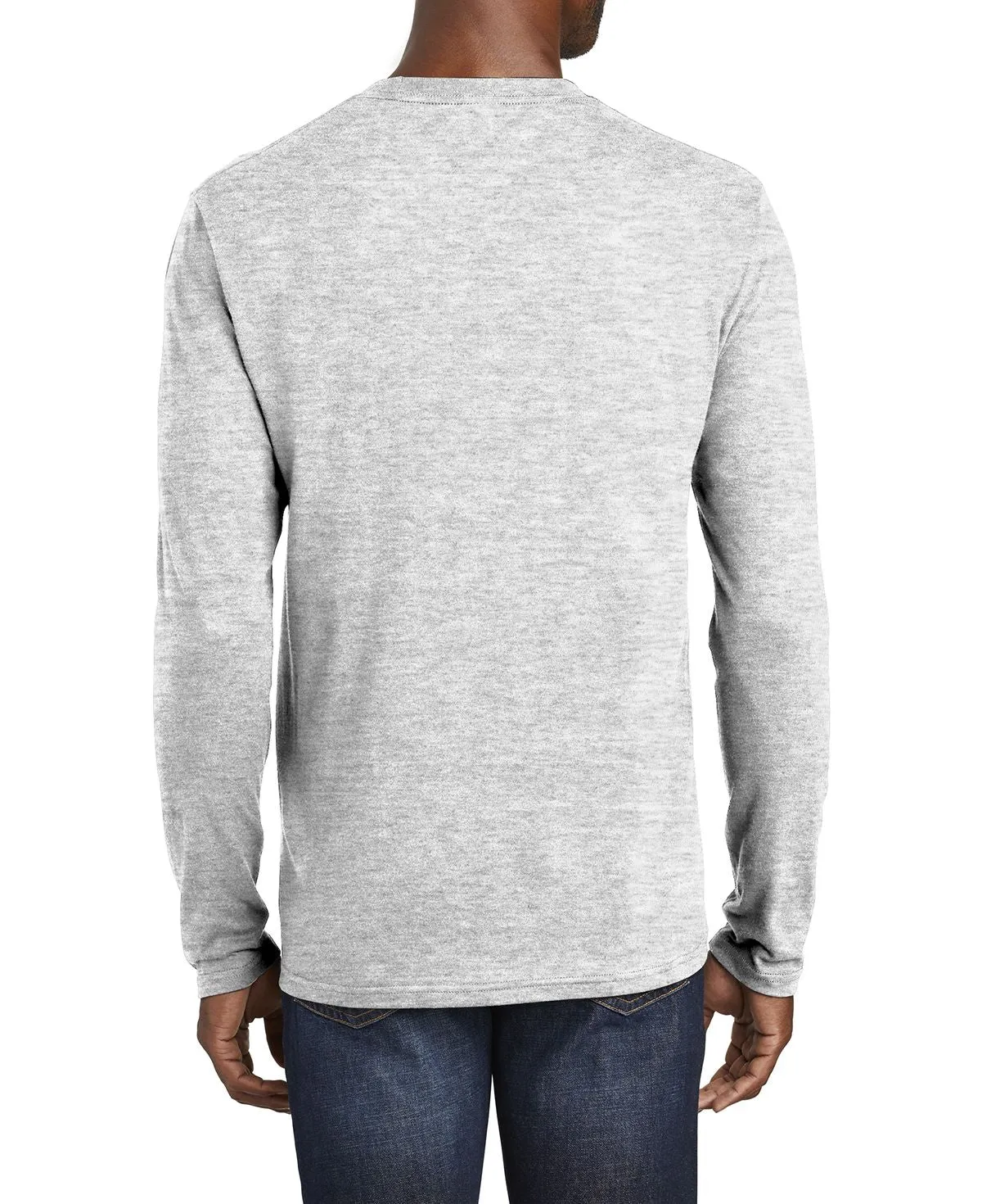 Men's Long Sleeve Fan Favorite Blend Crew Neck T-Shirt