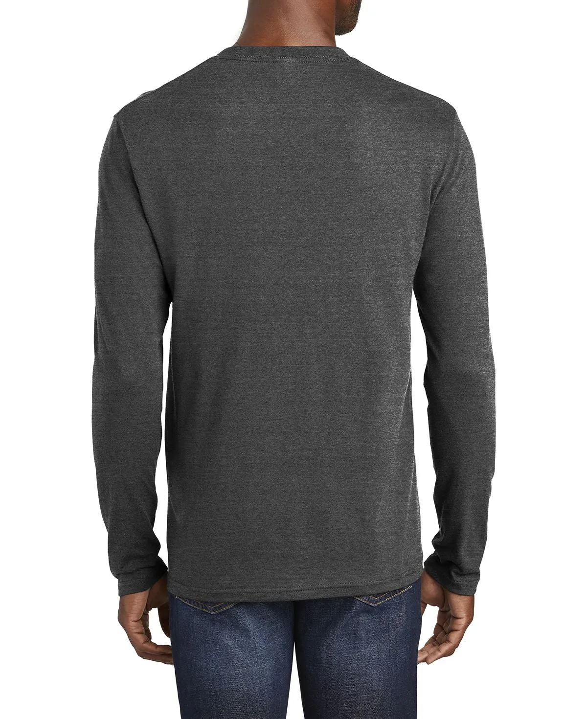 Men's Long Sleeve Fan Favorite Blend Crew Neck T-Shirt