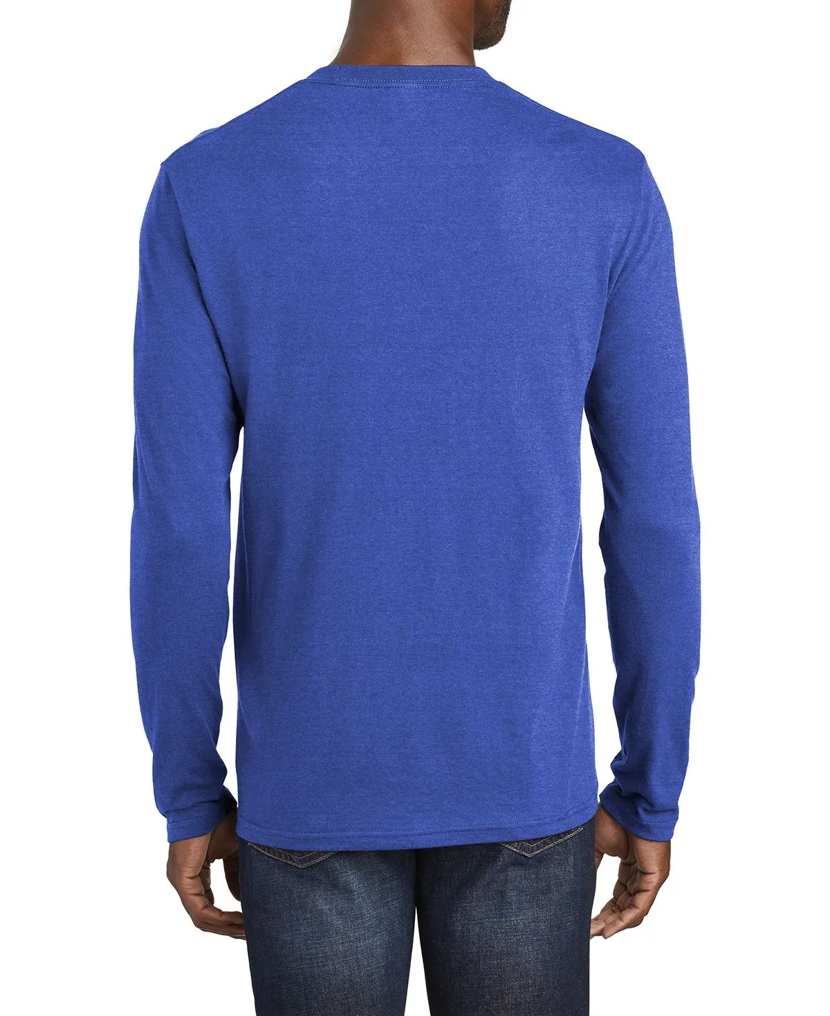 Men's Long Sleeve Fan Favorite Blend Crew Neck T-Shirt