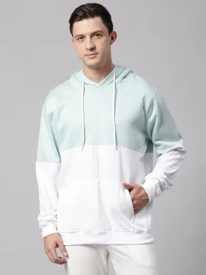 Mens Long-Sleeve Hoodie - Lightweight Casual Winterwear  (Sage Green)