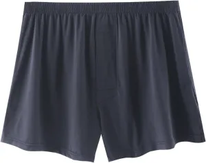 Men's Lounge Shorts Breathable Soft Lightweight Simple Active Shorts Sleep Bottoms Silk Boxers - Breathable