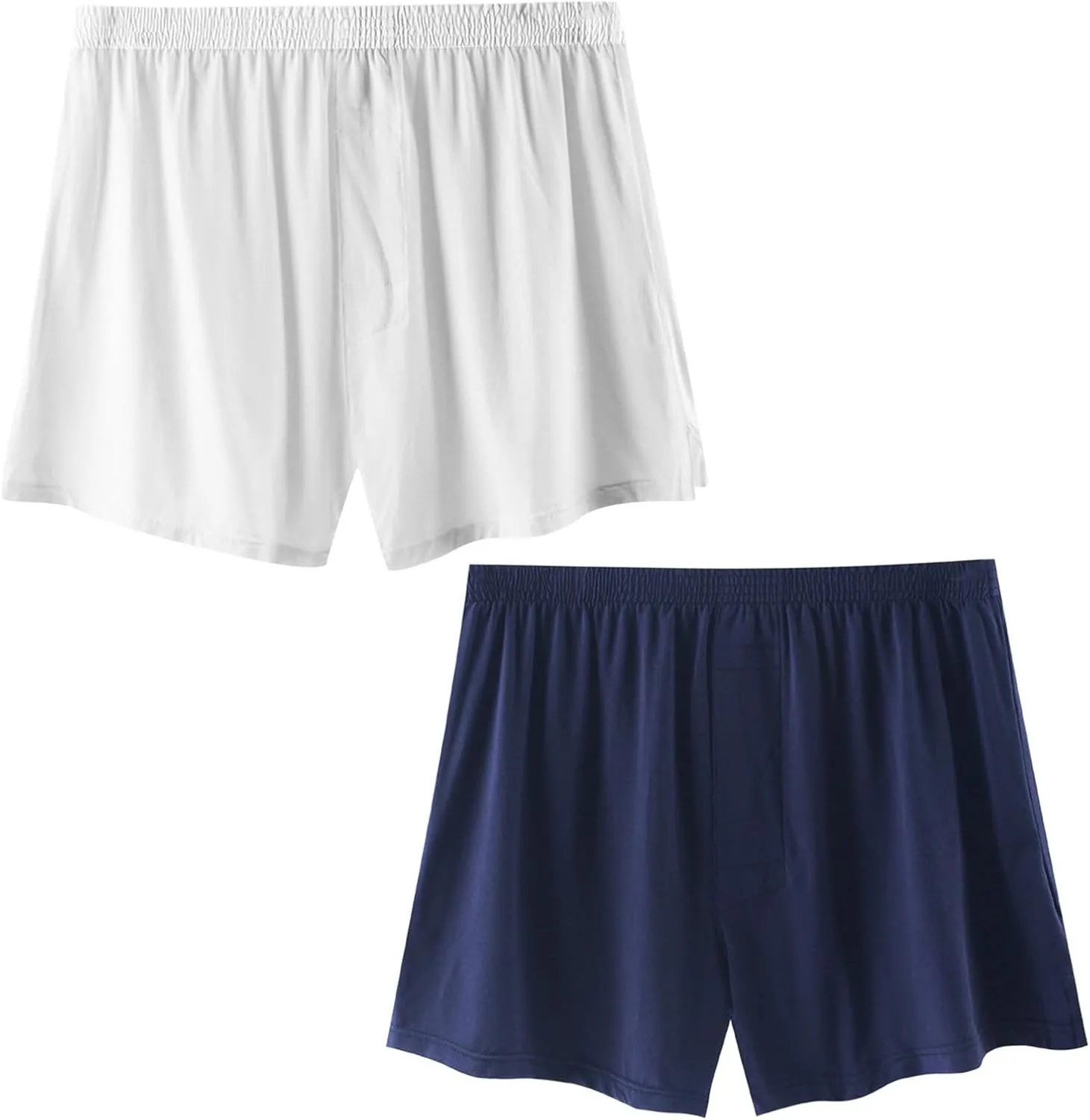 Men's Lounge Shorts Breathable Soft Lightweight Simple Active Shorts Sleep Bottoms Silk Boxers - Breathable