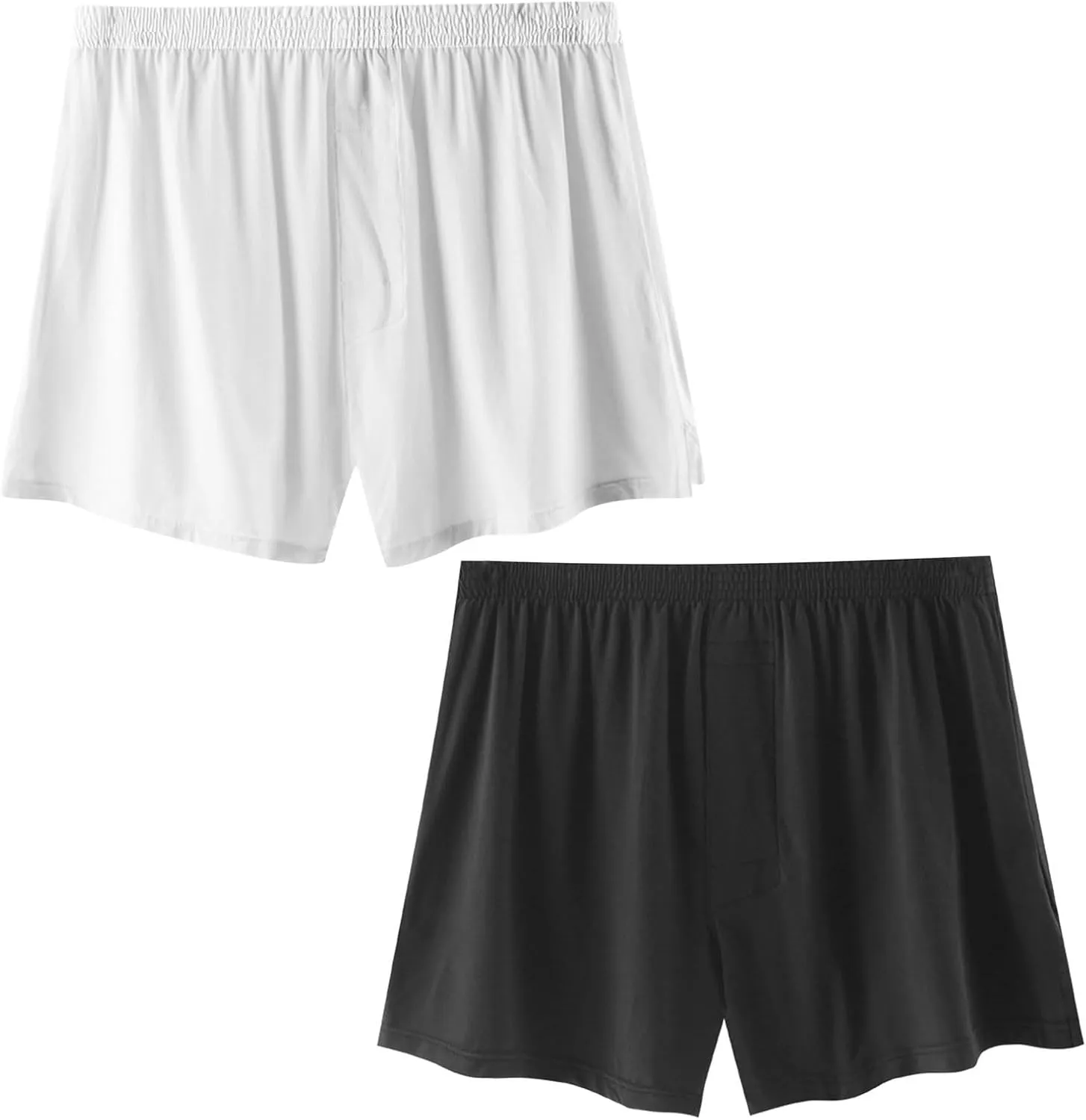 Men's Lounge Shorts Breathable Soft Lightweight Simple Active Shorts Sleep Bottoms Silk Boxers - Breathable