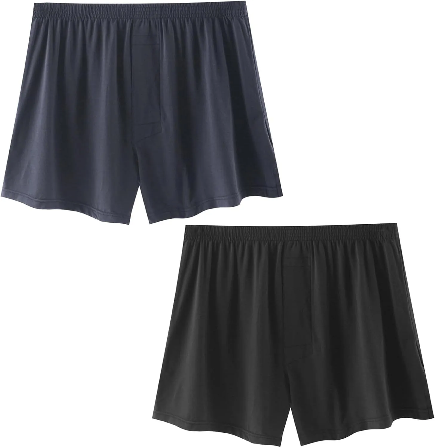 Men's Lounge Shorts Breathable Soft Lightweight Simple Active Shorts Sleep Bottoms Silk Boxers - Breathable