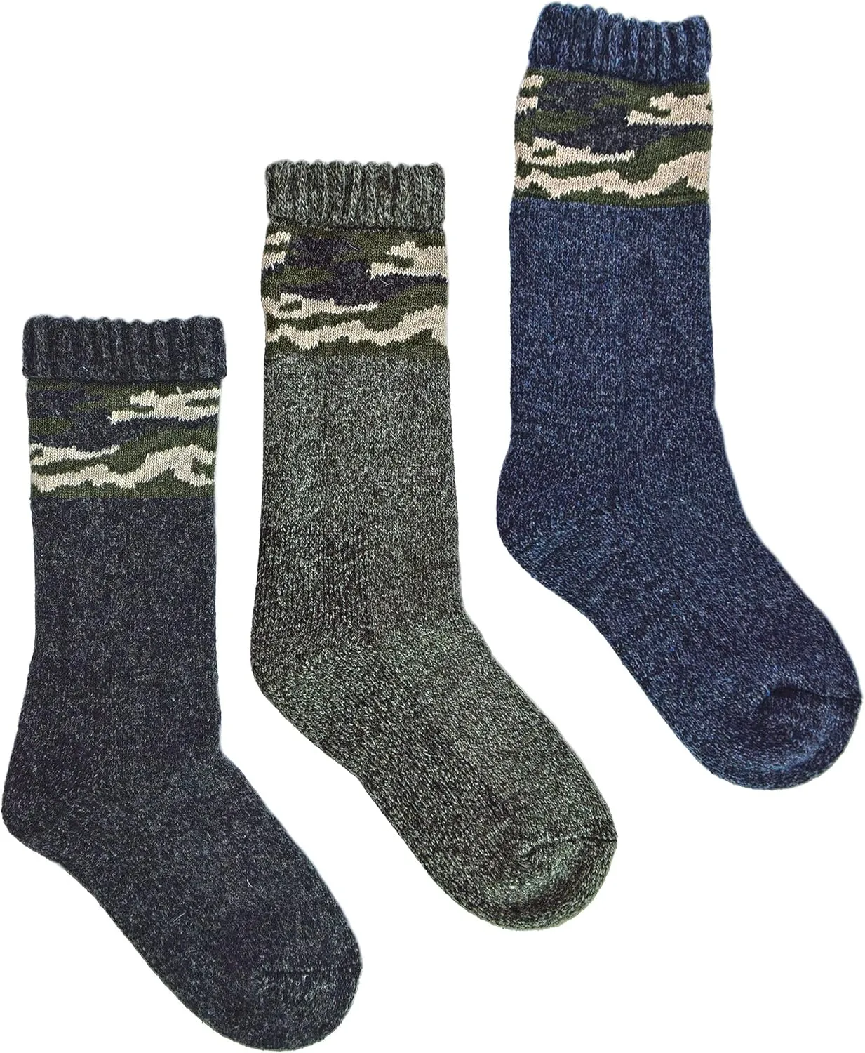 Mens Merino Wool Socks | Sock Snob | Warm Thick Knitted Boot Socks For Hiking