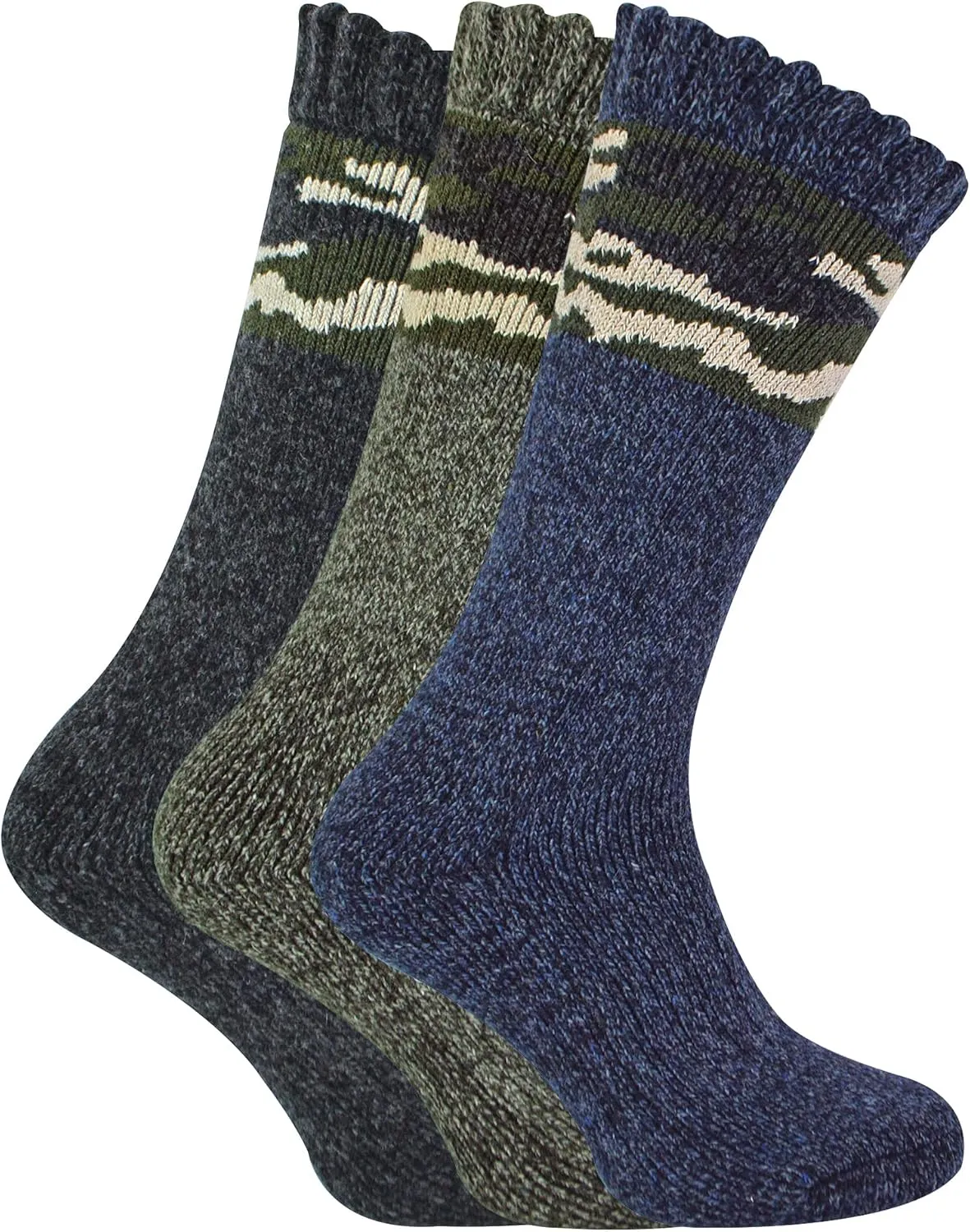 Mens Merino Wool Socks | Sock Snob | Warm Thick Knitted Boot Socks For Hiking