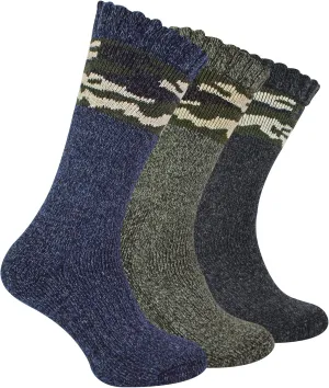 Mens Merino Wool Socks | Sock Snob | Warm Thick Knitted Boot Socks For Hiking