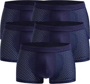 Men'S Mesh Boxer Briefs - Breathable, Comfortable, Seamless, Moisture-Wicking & Multipack