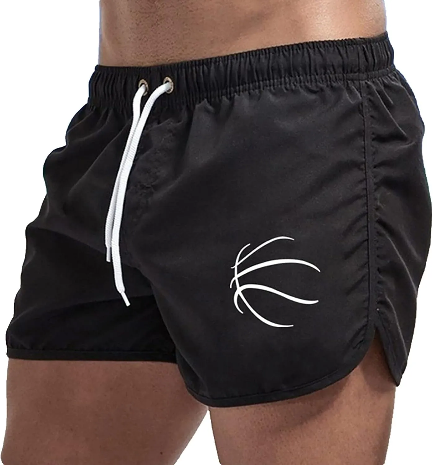 Mens Shorts with Zipper Pockets, Men's Workout Shorts with Phone Pocket Casual Athletic Performance Gym Shorts Activewear