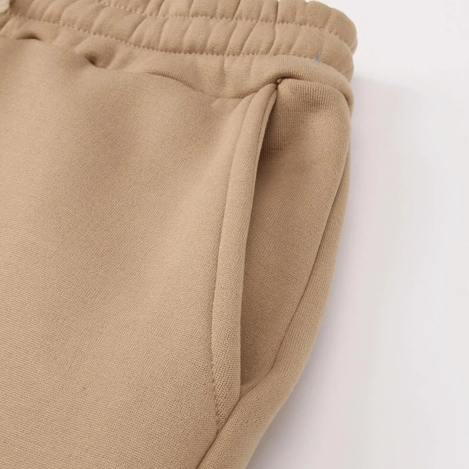 Men's Stretch Cargo Pants, Lightweight Comfy Cargo Pants, Fleece Fleece Sweatpants High Stretch Multi-Pocket Cargo Pants
