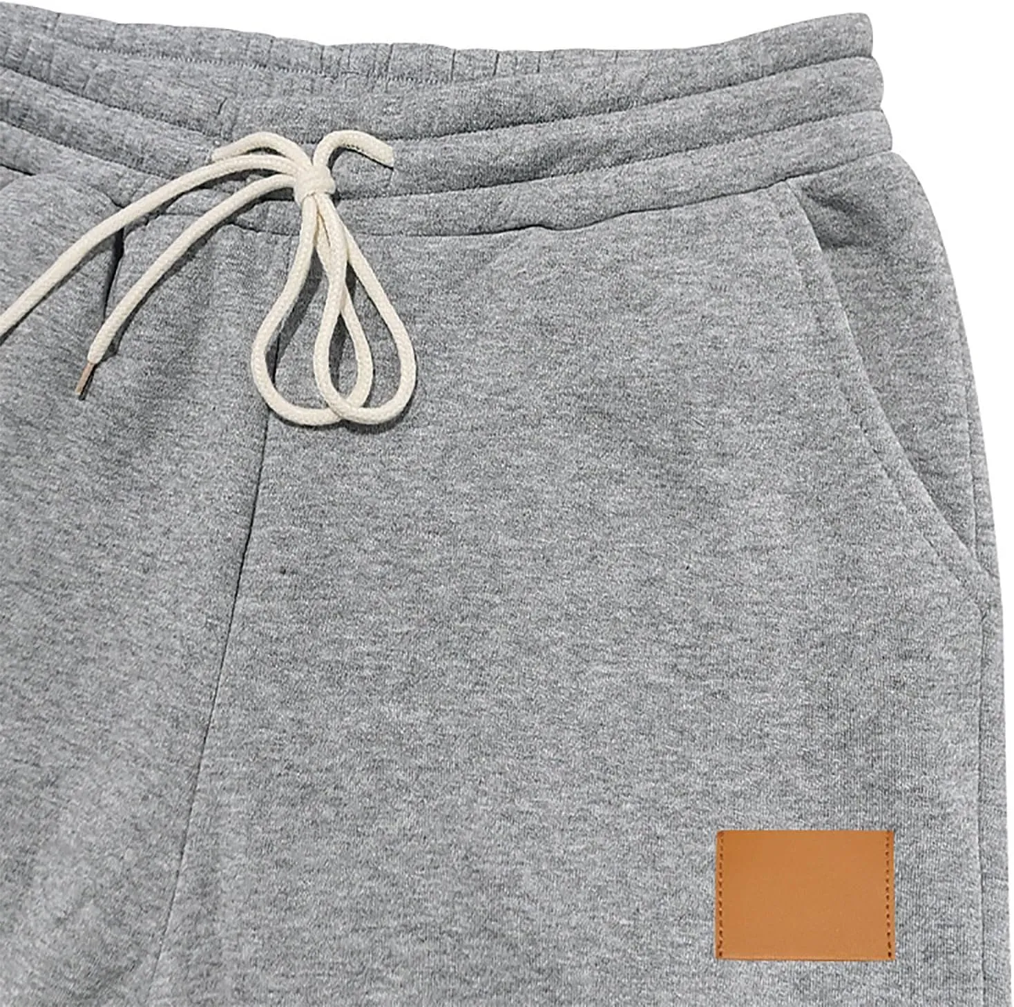 Men's Stretch Cargo Pants, Lightweight Comfy Cargo Pants, Fleece Fleece Sweatpants High Stretch Multi-Pocket Cargo Pants