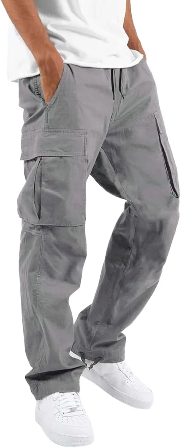 Mens Sweatpants with Pockets Sweatpants Thicken Active Jogging Workout Trousers Casual Cargo Pants Sweatpants for Men