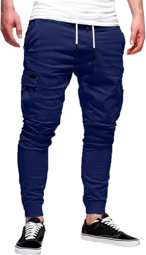 Mens Sweatpants with Pockets with Elastic Waistband Fleeced Cargo Pants Cargo Pants for Men Cargo Wear Cargo Men's