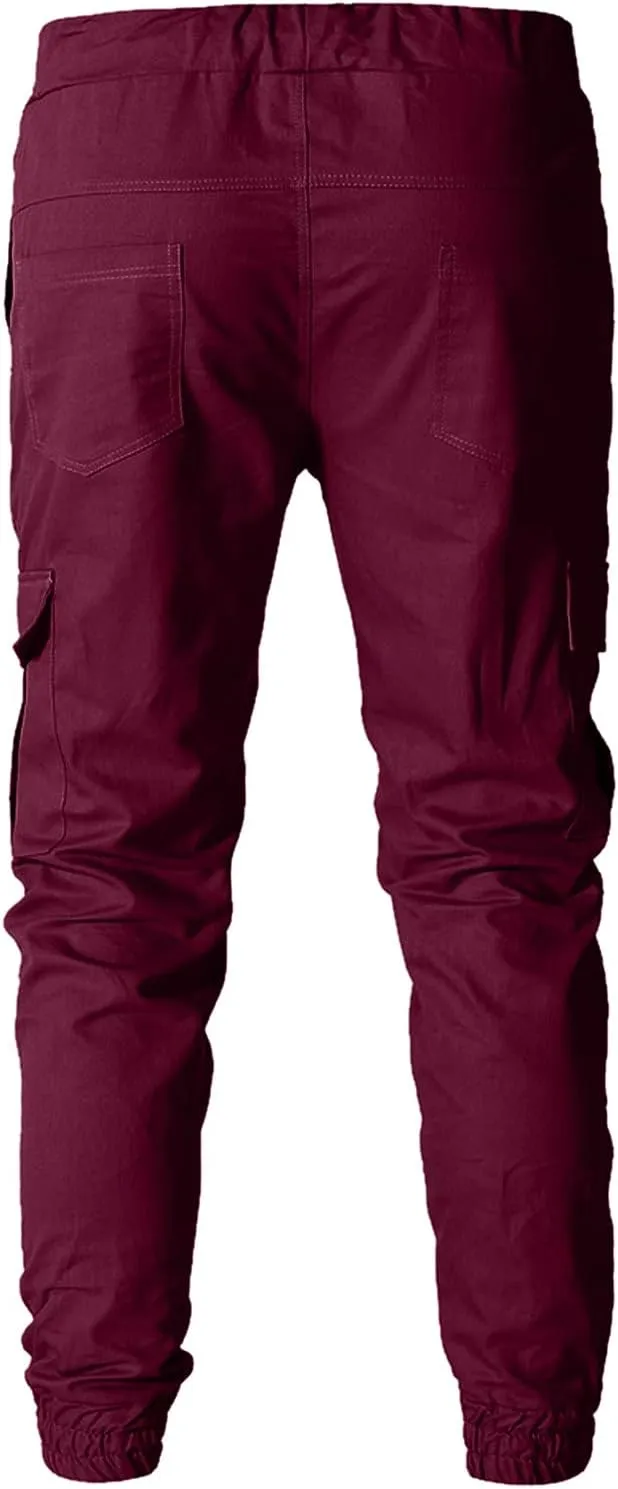Mens Sweatpants with Pockets with Elastic Waistband Fleeced Cargo Pants Cargo Pants for Men Cargo Wear Cargo Men's