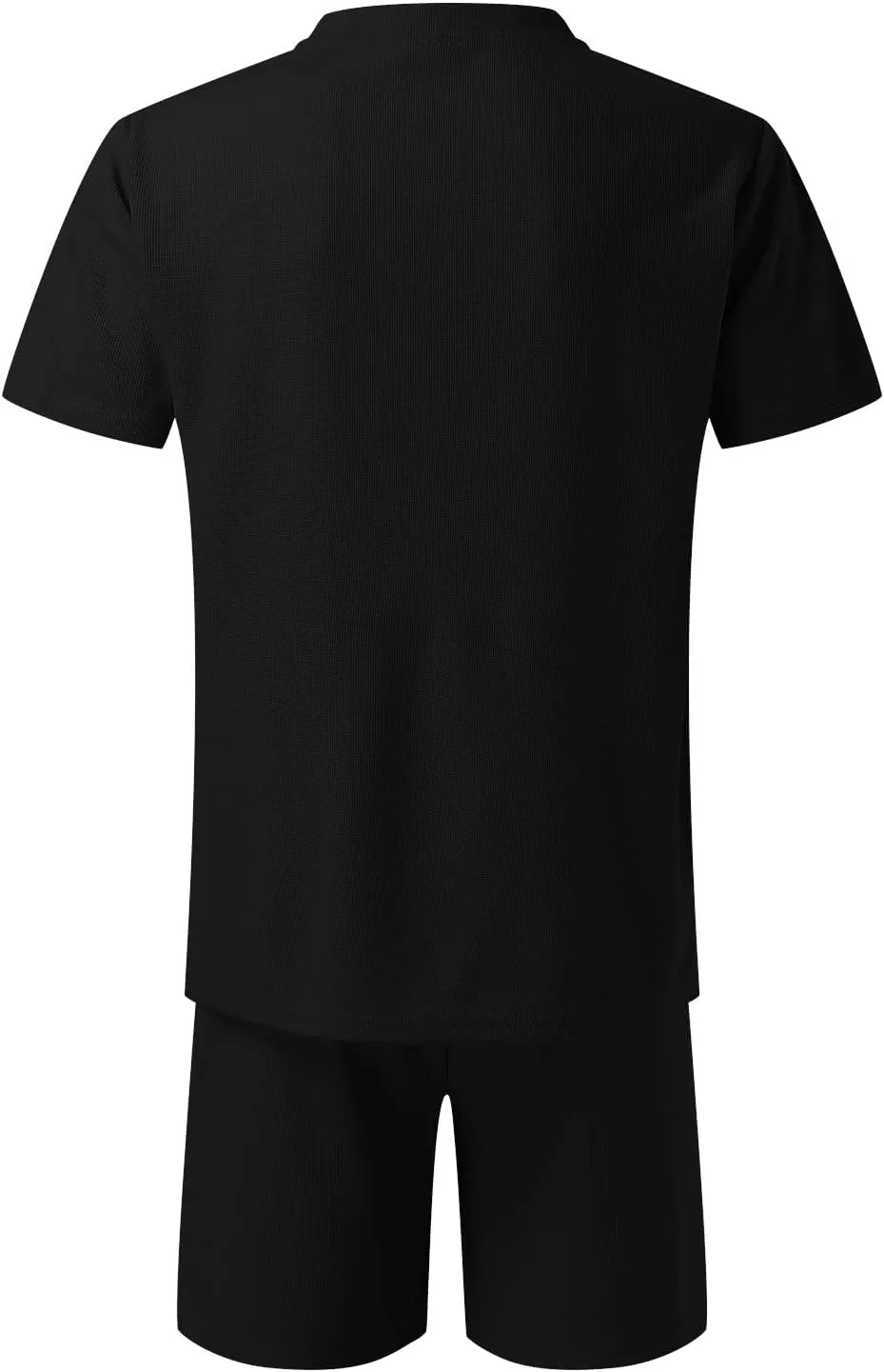 Mens T Shirt Shorts Set Plus Size 2 Piece Outfit Casual Workout Tracksuit Summer Beach Vacation Outfit Short Sleeve Sweatsuit