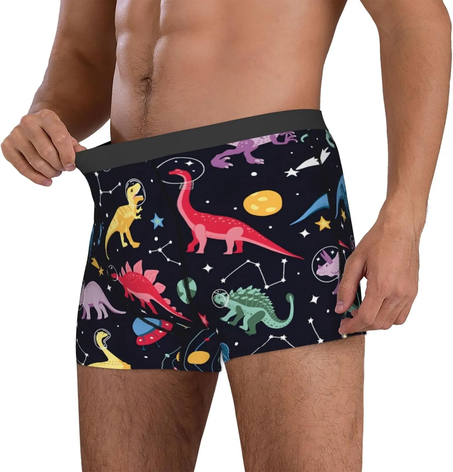 Men's Underwear Boxer Briefs Breathable Wide Waistband Boxer Shorts Underwear