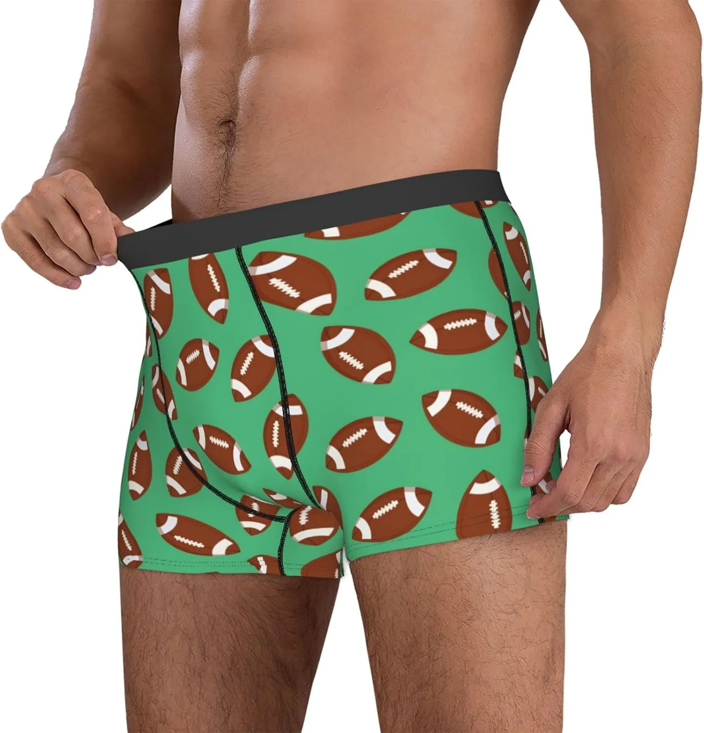 Men's Underwear Boxer Briefs Breathable Wide Waistband Boxer Shorts Underwear