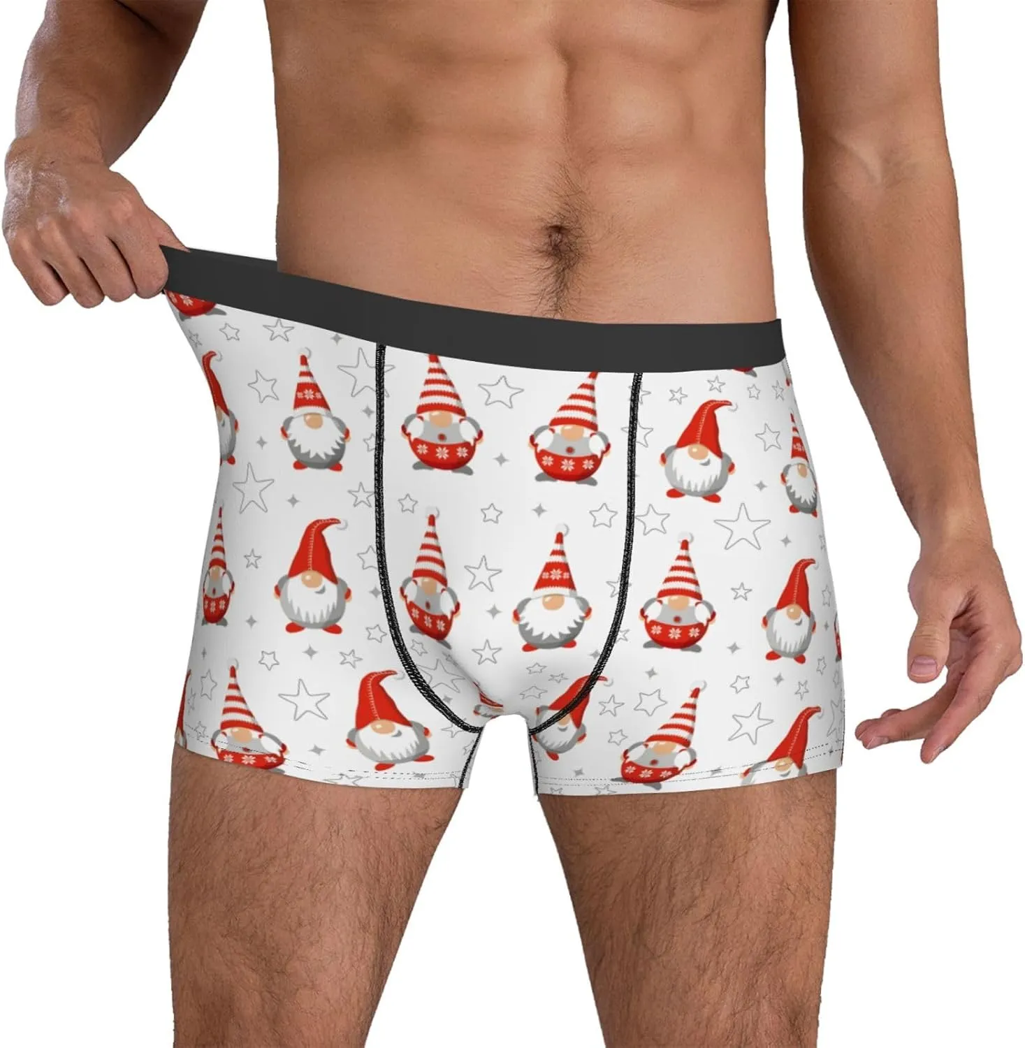 Men's Underwear Boxer Briefs Breathable Wide Waistband Boxer Shorts Underwear