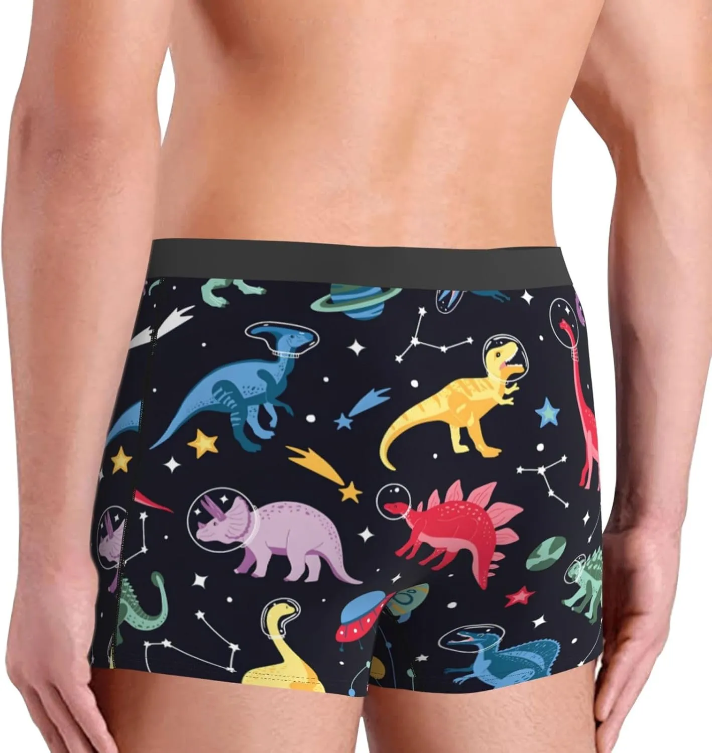 Men's Underwear Boxer Briefs Breathable Wide Waistband Boxer Shorts Underwear