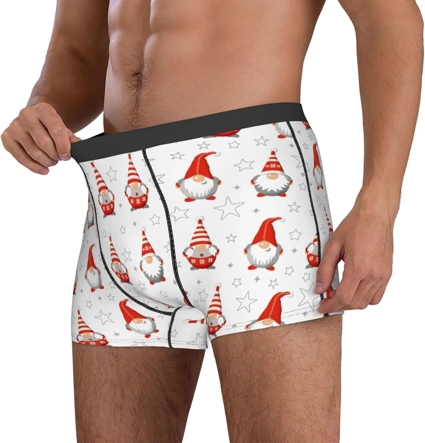 Men's Underwear Boxer Briefs Breathable Wide Waistband Boxer Shorts Underwear