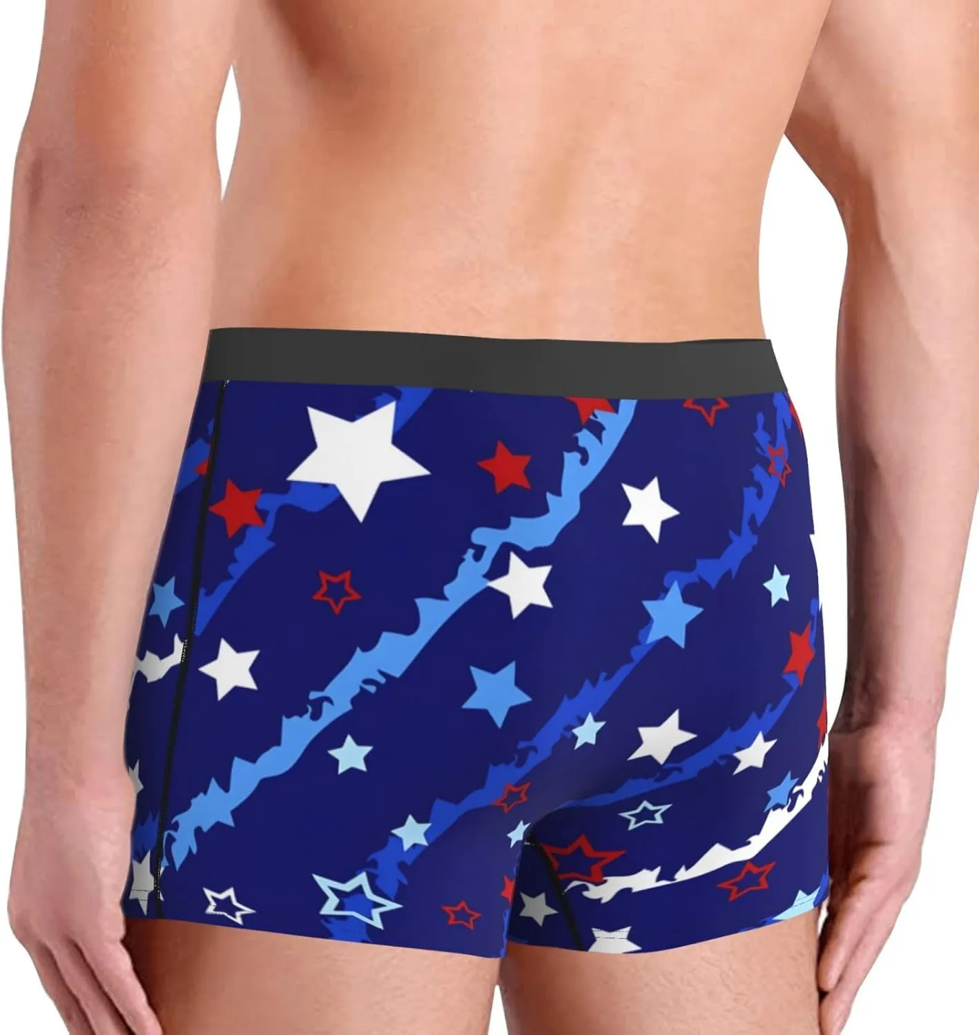 Men's Underwear Boxer Briefs Breathable Wide Waistband Boxer Shorts Underwear