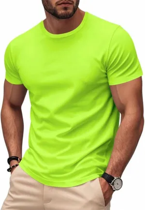 Mesh Workout Shirts for Men Casual Quick Dry Athletic Short Sleeve Moisture Wicking T-Shirts Lightweight Activewear
