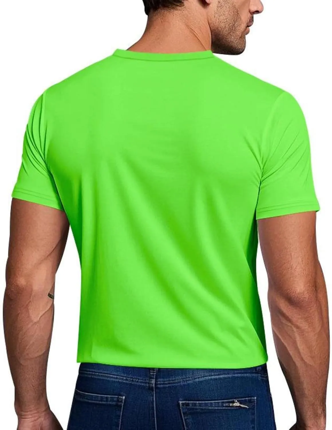 Mesh Workout Shirts for Men Casual Quick Dry Athletic Short Sleeve Moisture Wicking T-Shirts Lightweight Activewear