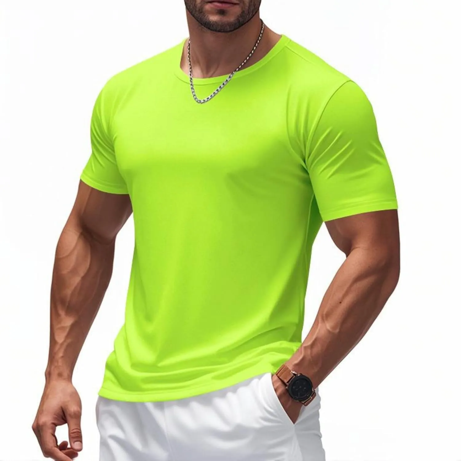 Mesh Workout Shirts for Men Casual Quick Dry Athletic Short Sleeve Moisture Wicking T-Shirts Lightweight Activewear