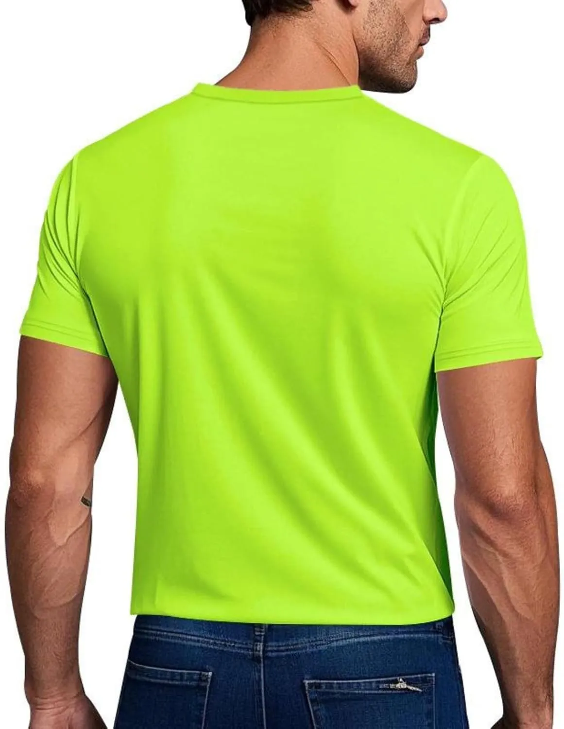 Mesh Workout Shirts for Men Casual Quick Dry Athletic Short Sleeve Moisture Wicking T-Shirts Lightweight Activewear