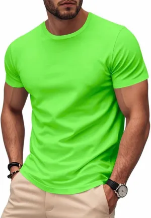 Mesh Workout Shirts for Men Casual Quick Dry Athletic Short Sleeve Moisture Wicking T-Shirts Lightweight Activewear