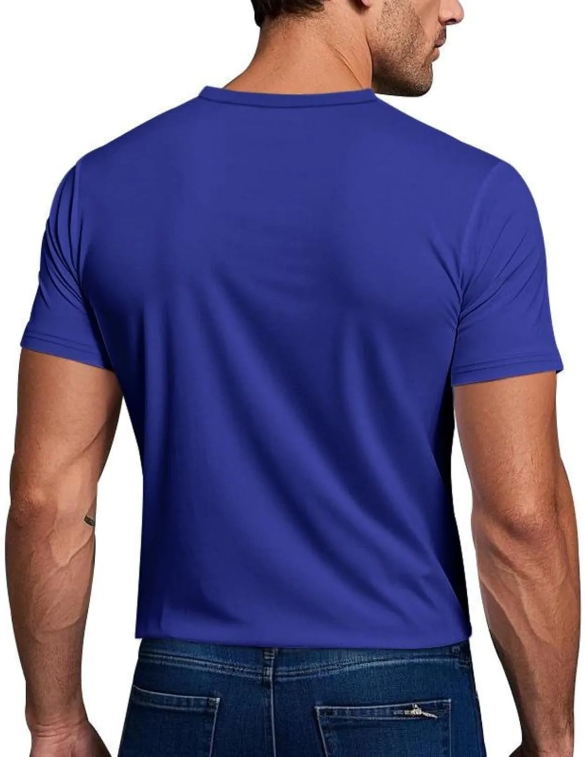Mesh Workout Shirts for Men Casual Quick Dry Athletic Short Sleeve Moisture Wicking T-Shirts Lightweight Activewear