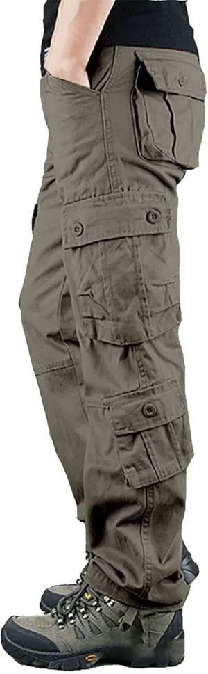 MIDOO Mens Pants Casual Stretch Athletic Training Track Joggers Drawstring Stretch Elastic Waist Pants Comfy Lounge Pants
