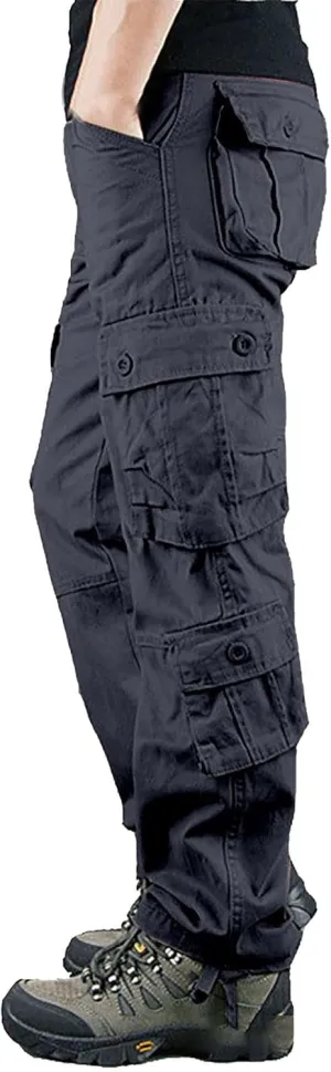 MIDOO Mens Pants Casual Stretch Athletic Training Track Joggers Drawstring Stretch Elastic Waist Pants Comfy Lounge Pants