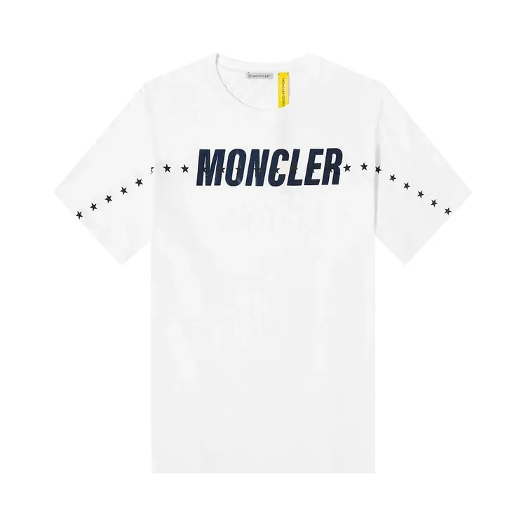 Moncler Genius x Frgmnt Hiroshi Fujiwara Star Print Tee 'White', White