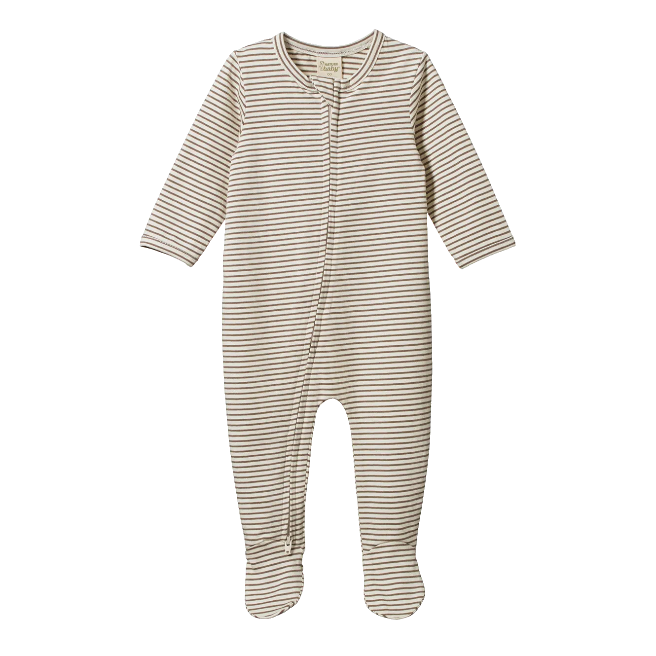 NATURE BABY - DREAMLANDS SUIT: MUSHROOM PINSTRIPE