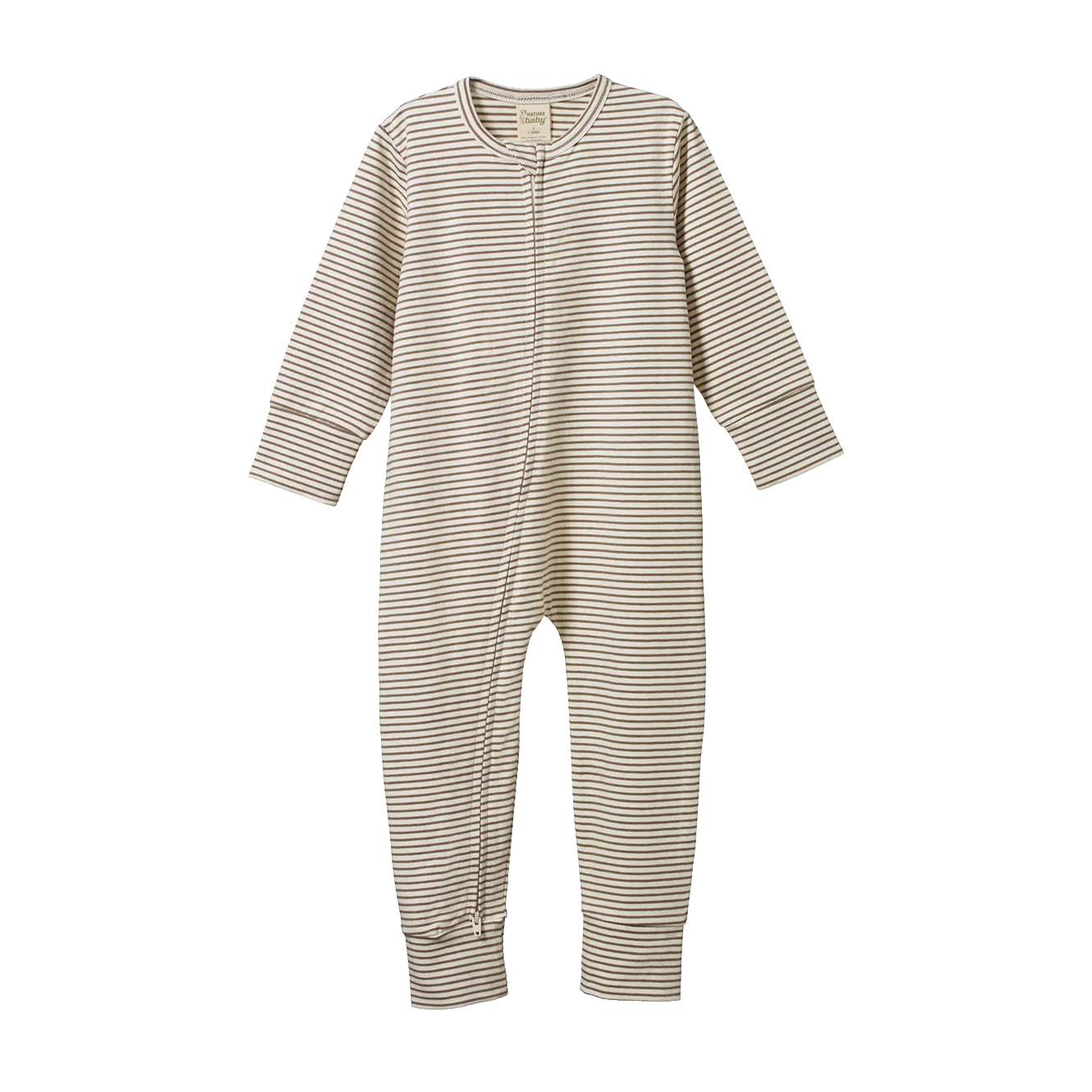 NATURE BABY - DREAMLANDS SUIT: MUSHROOM PINSTRIPE