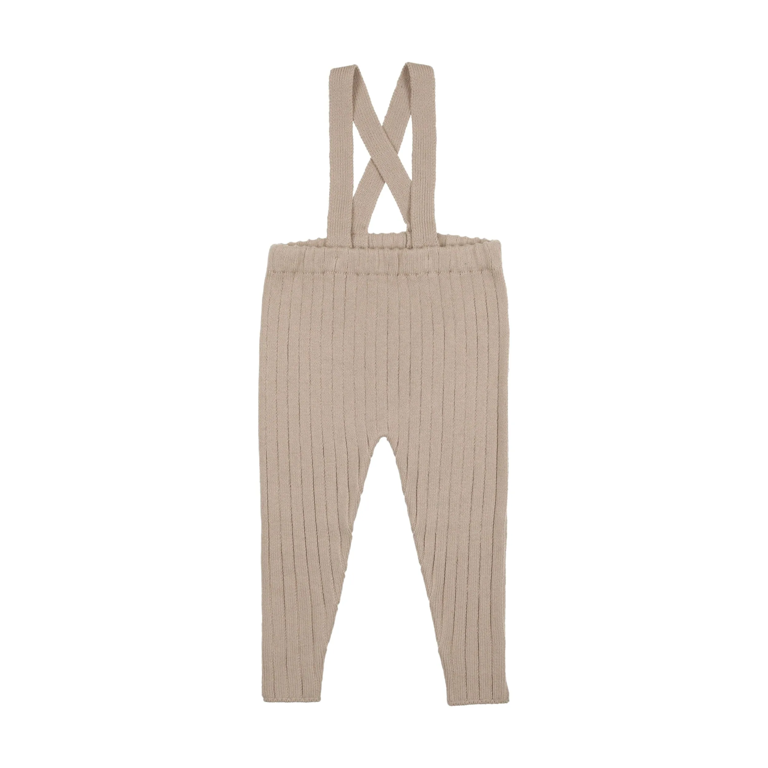 Oat Knit Overalls