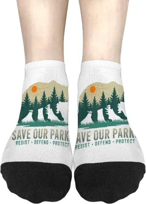 Our National Parks Low Cut Socks For Ladies