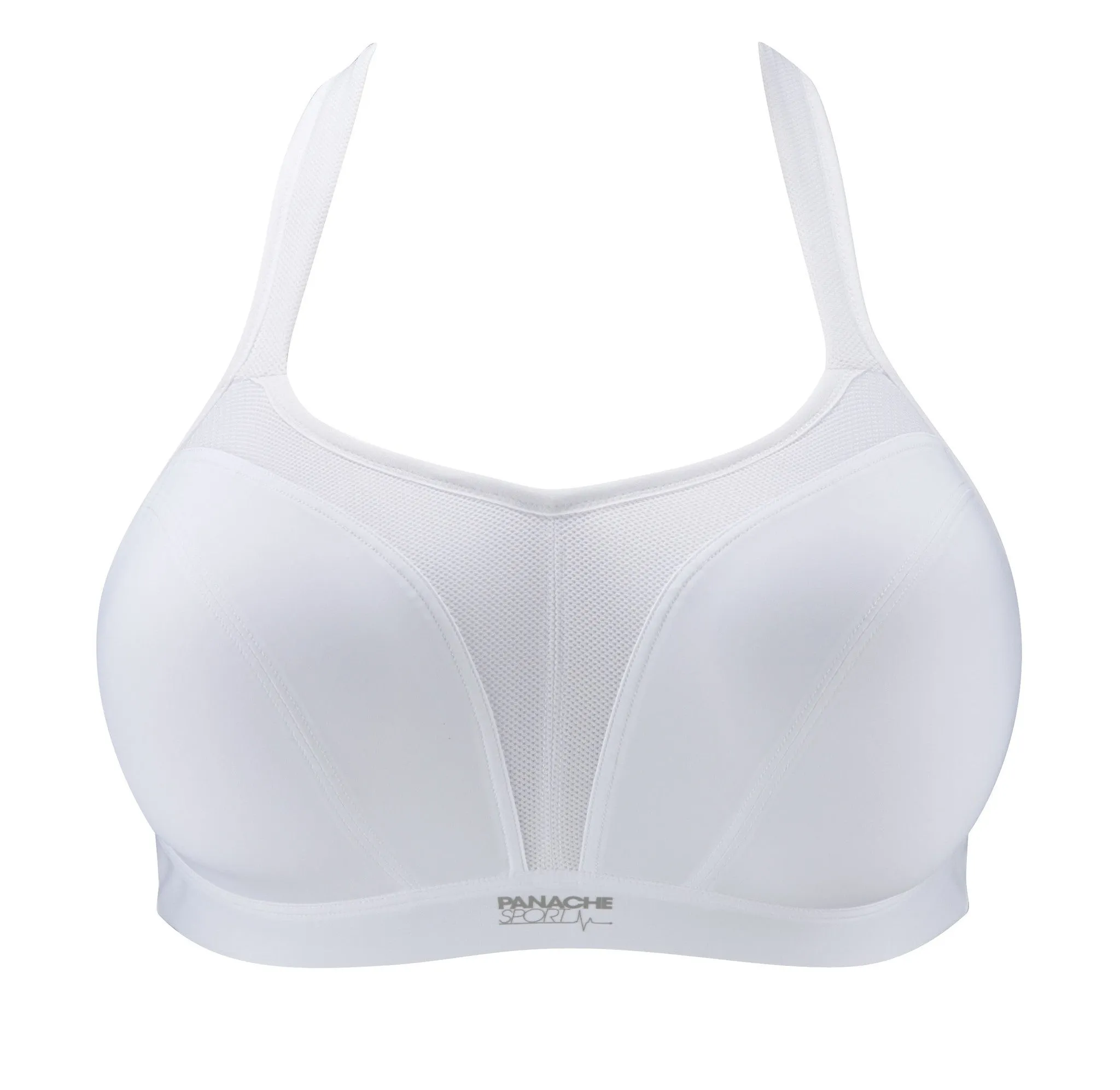 Panache Women's Full Cup Sports Bra - White - Sizes 36-40