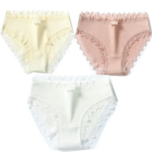 Panties Female Lace Edge Breathable