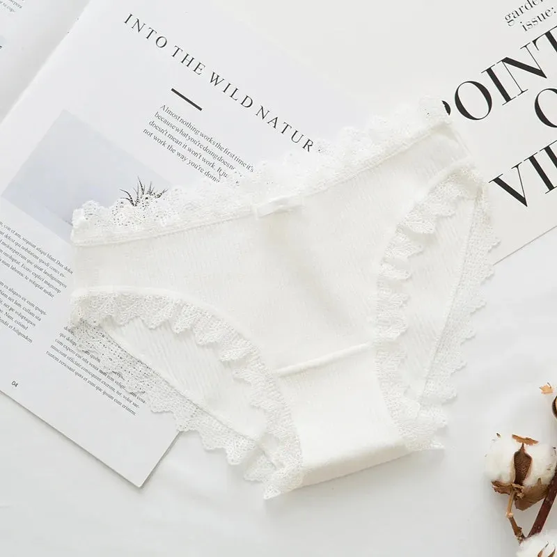 Panties Female Lace Edge Breathable