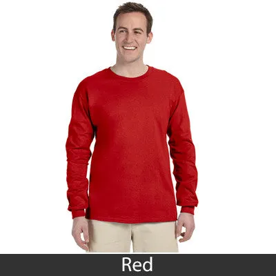 Phi Delta Theta Long-Sleeve Shirt, 2-Pack Bundle Deal - Gildan 2400 - TWILL