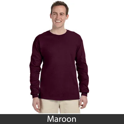 Phi Delta Theta Long-Sleeve Shirt, 2-Pack Bundle Deal - Gildan 2400 - TWILL