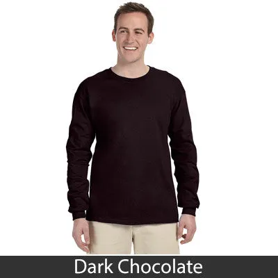 Phi Delta Theta Long-Sleeve Shirt, 2-Pack Bundle Deal - Gildan 2400 - TWILL