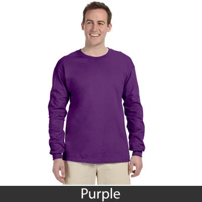 Phi Delta Theta Long-Sleeve Shirt, 2-Pack Bundle Deal - Gildan 2400 - TWILL
