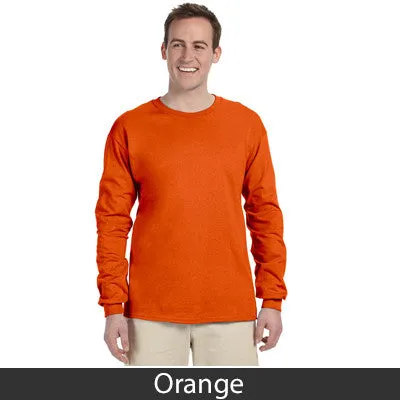 Phi Delta Theta Long-Sleeve Shirt, 2-Pack Bundle Deal - Gildan 2400 - TWILL