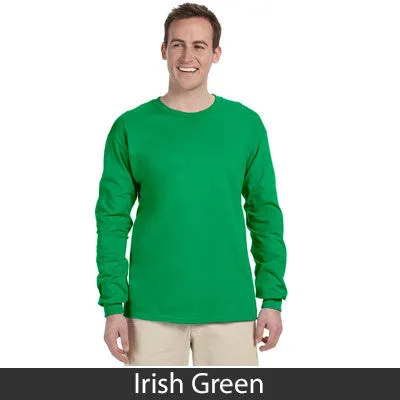 Phi Delta Theta Long-Sleeve Shirt, 2-Pack Bundle Deal - Gildan 2400 - TWILL