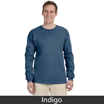 Phi Delta Theta Long-Sleeve Shirt, 2-Pack Bundle Deal - Gildan 2400 - TWILL