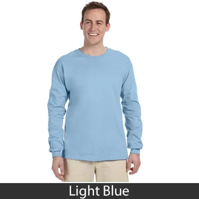 Phi Delta Theta Long-Sleeve Shirt, 2-Pack Bundle Deal - Gildan 2400 - TWILL